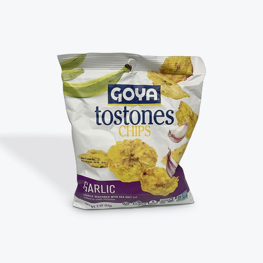 Goya- Tostones chips Garlic, 2 oz