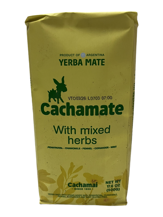 Cachamate - Yerba Mate Yellow, 500 grs, Single Pack