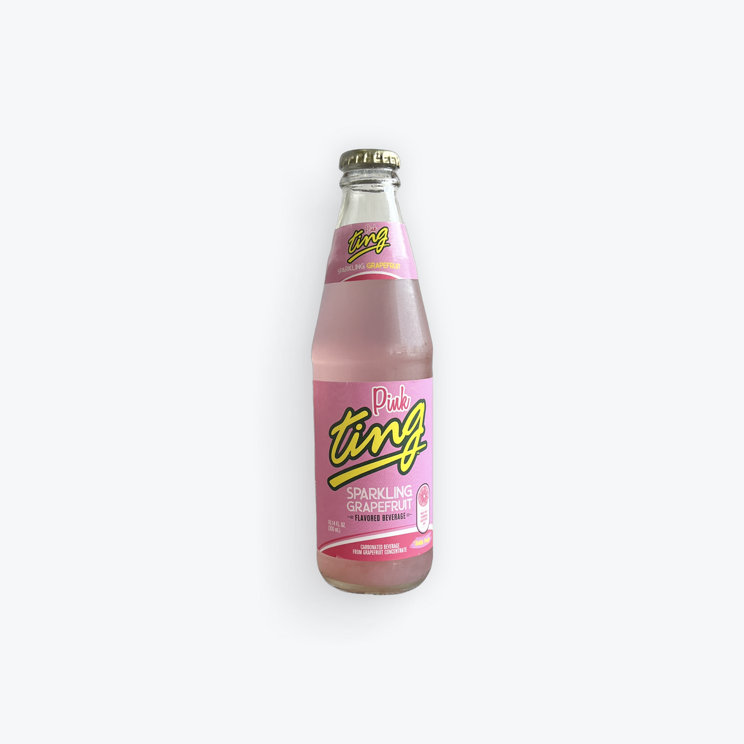 Ting - Pink Sparkling Grapefruit Soda, Glass Bottle, 10.14 oz
