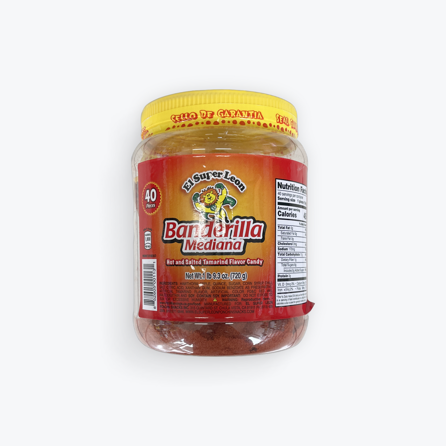 El Super Leon - Banderilla Mediana, Jar with 40 pieces