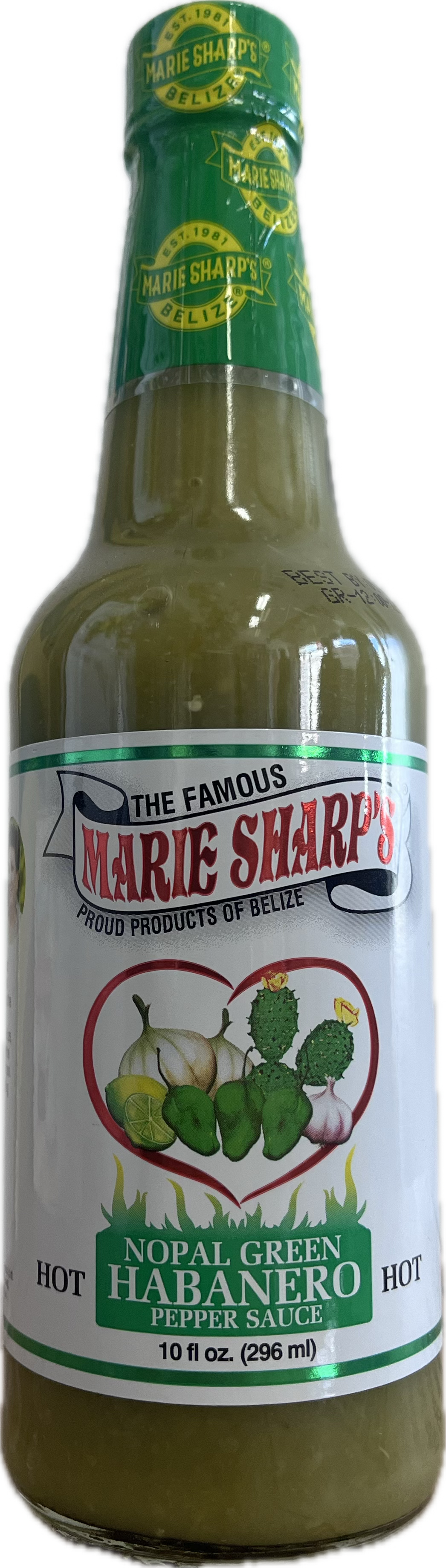 Marie Sharp's- Nopal Green Habanero, 10 oz