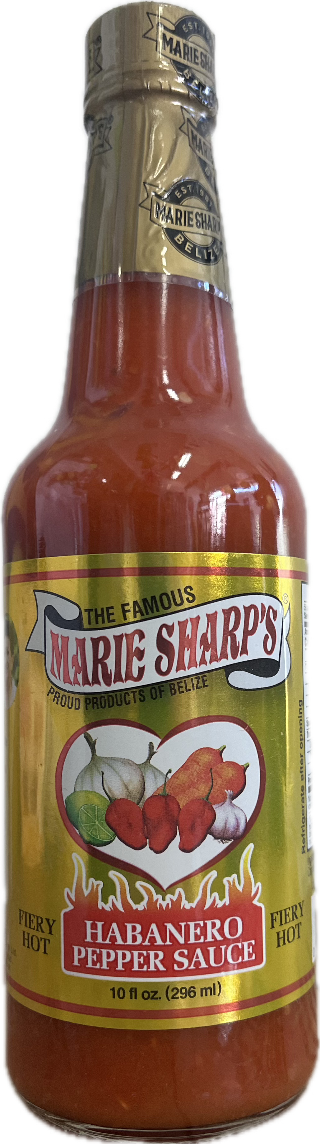 Marie Sharp's- Fiery Hot Sauce, 10 oz