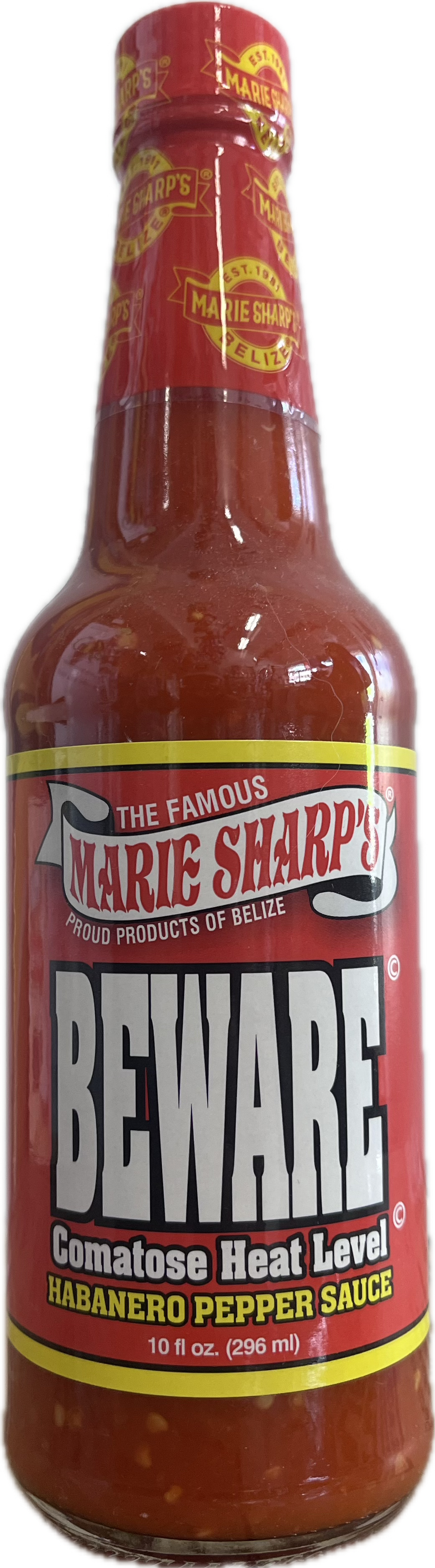 Marie Sharp's- Beware Comatose Habanero Sauce, 10 oz