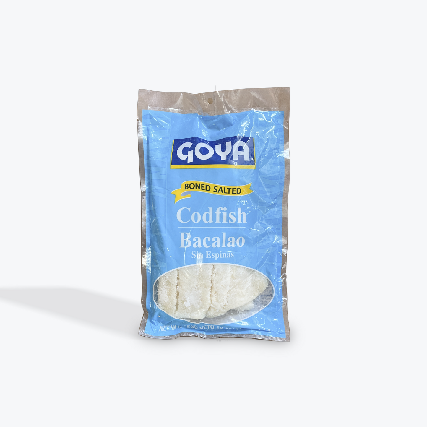 Goya - Salted and boned cod, 1 lb, single bag