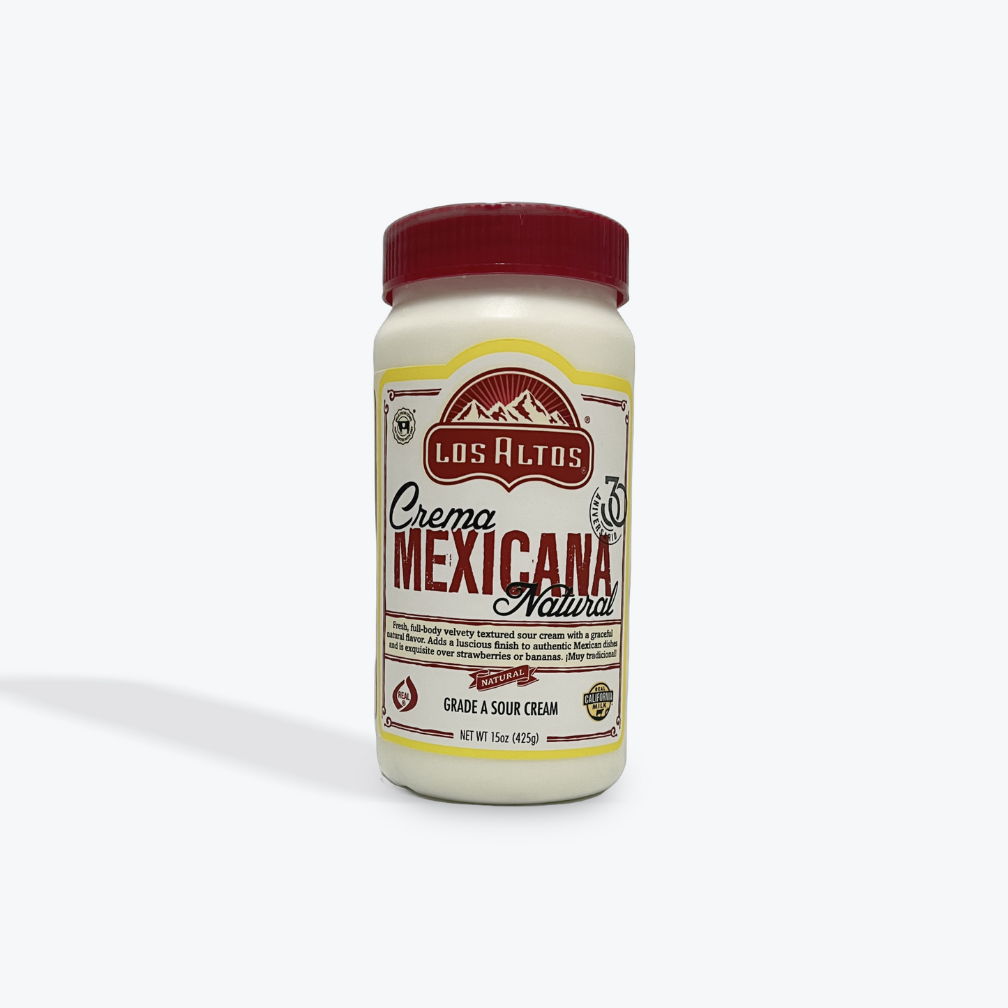 Los Altos - Crema Mexicana, 15 oz, Single piece