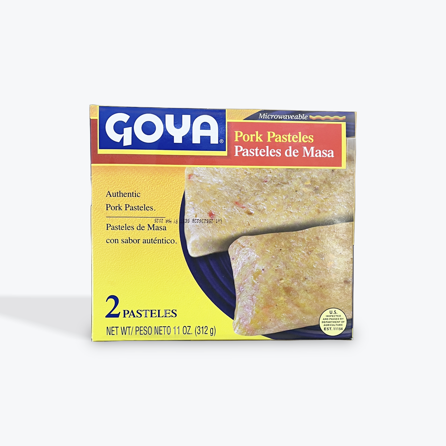 Goya - Pork Pasteles de masa, 11 Oz, Single pack