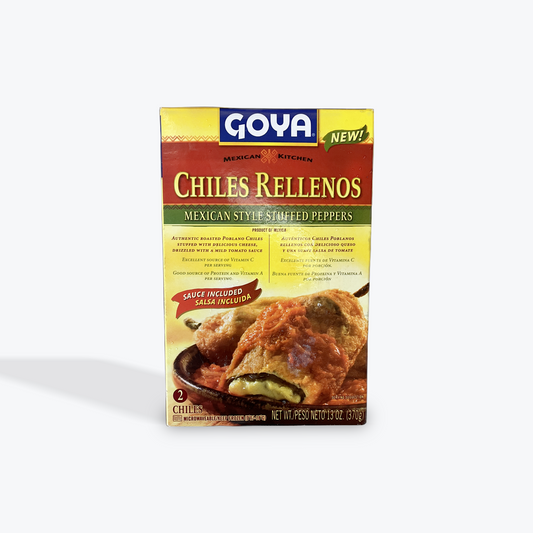 Goya - Chiles Rellenos Con Queso, 13 Oz, Box w/2