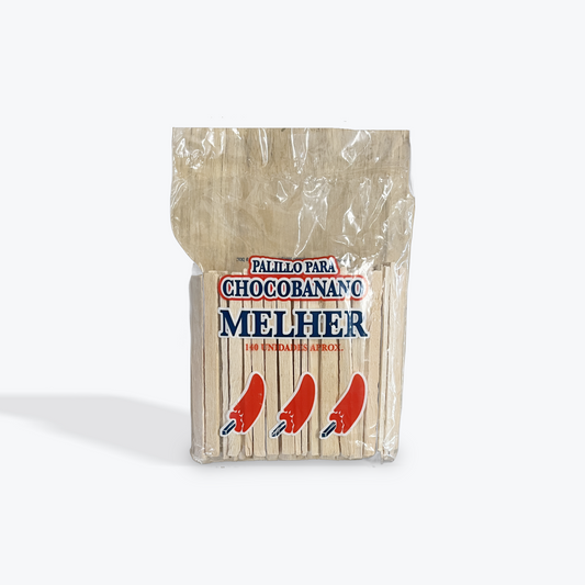 Melher - Wood sticks, 140 pieces, Single pack