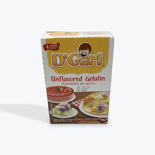 D'Gari - Unflavored Gelatin (1oz)