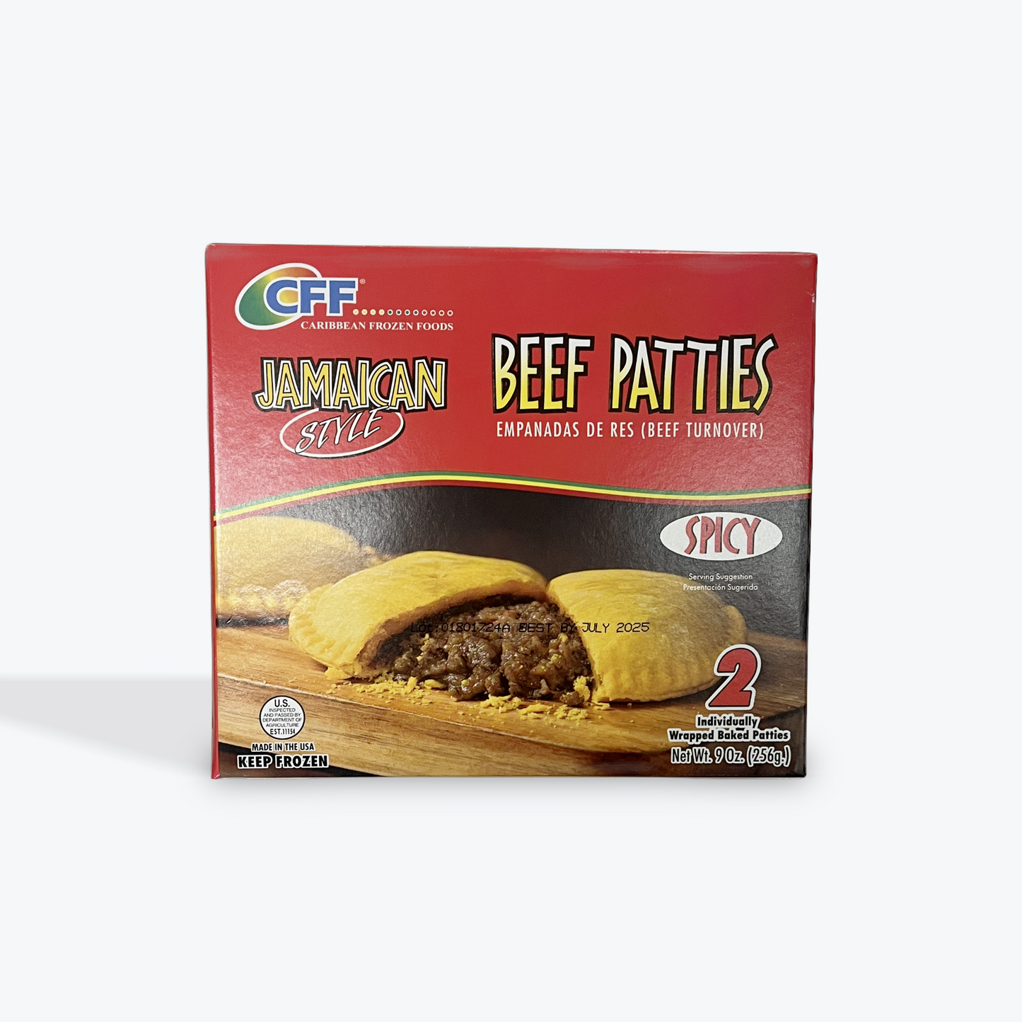 Goya - CFF Jamaican Patties Beef Spicy (9 Oz)