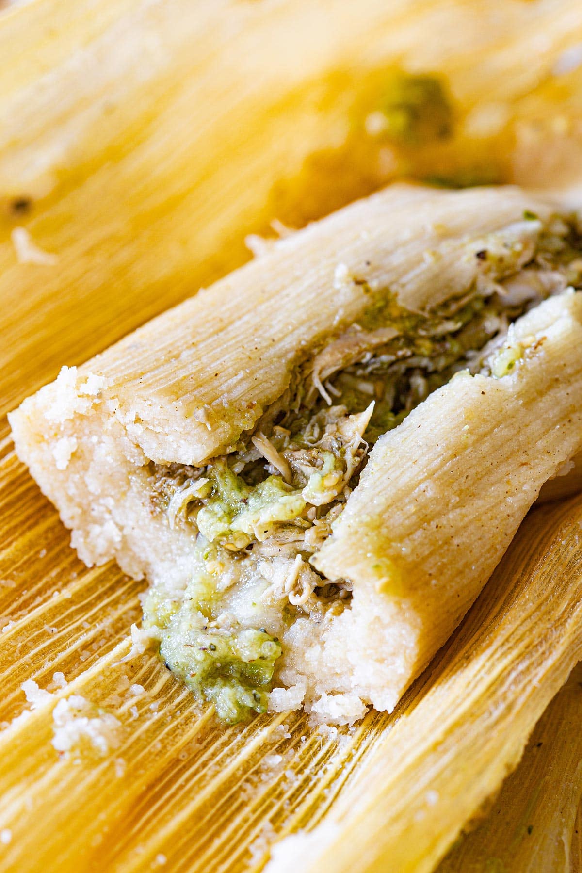 Fresh Tamales- Pollo Salsa Verde, Half Dozen