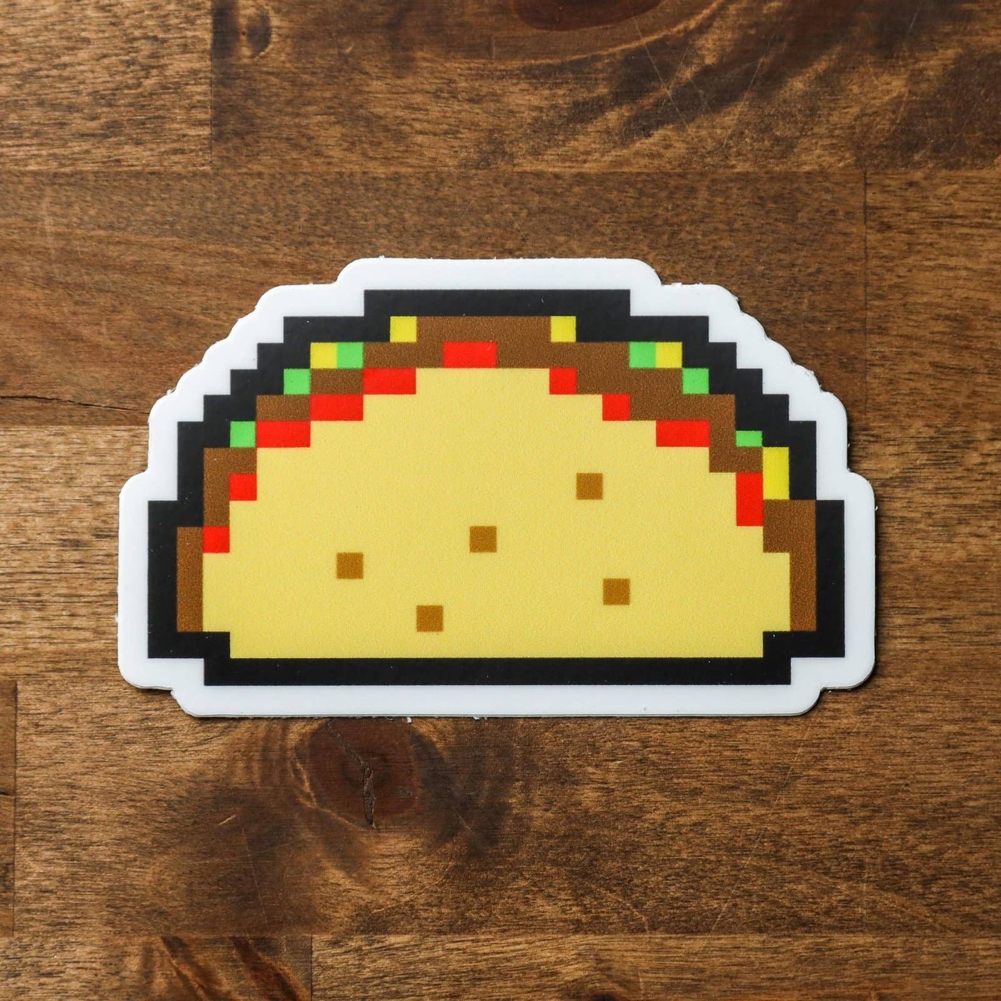 Taco Gear - 8 Bit Taco Sticker