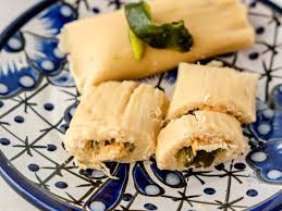 Fresh Tamales- Queso con Rajas, Half Dozen