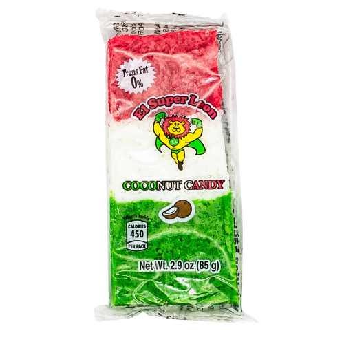 El Super Leon Coconut Candy, 2.9 oz, Single